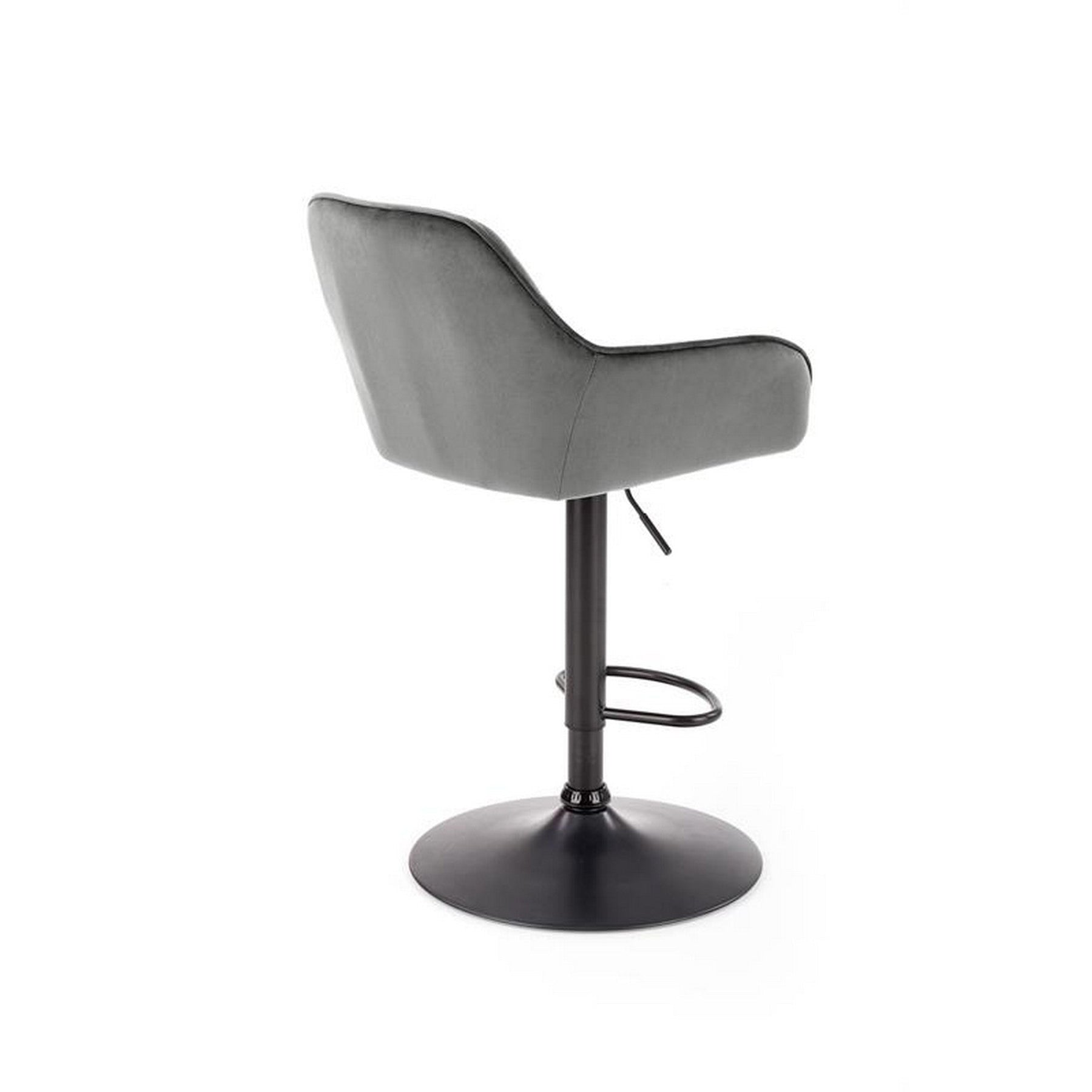 Scaun bar H103, gri, 55x55x114 cm