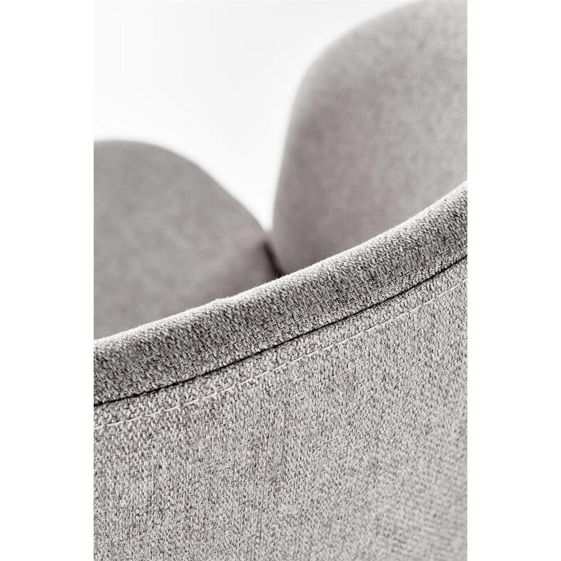 Scaun K486, stofa gri/alb, 51x57x77 cm