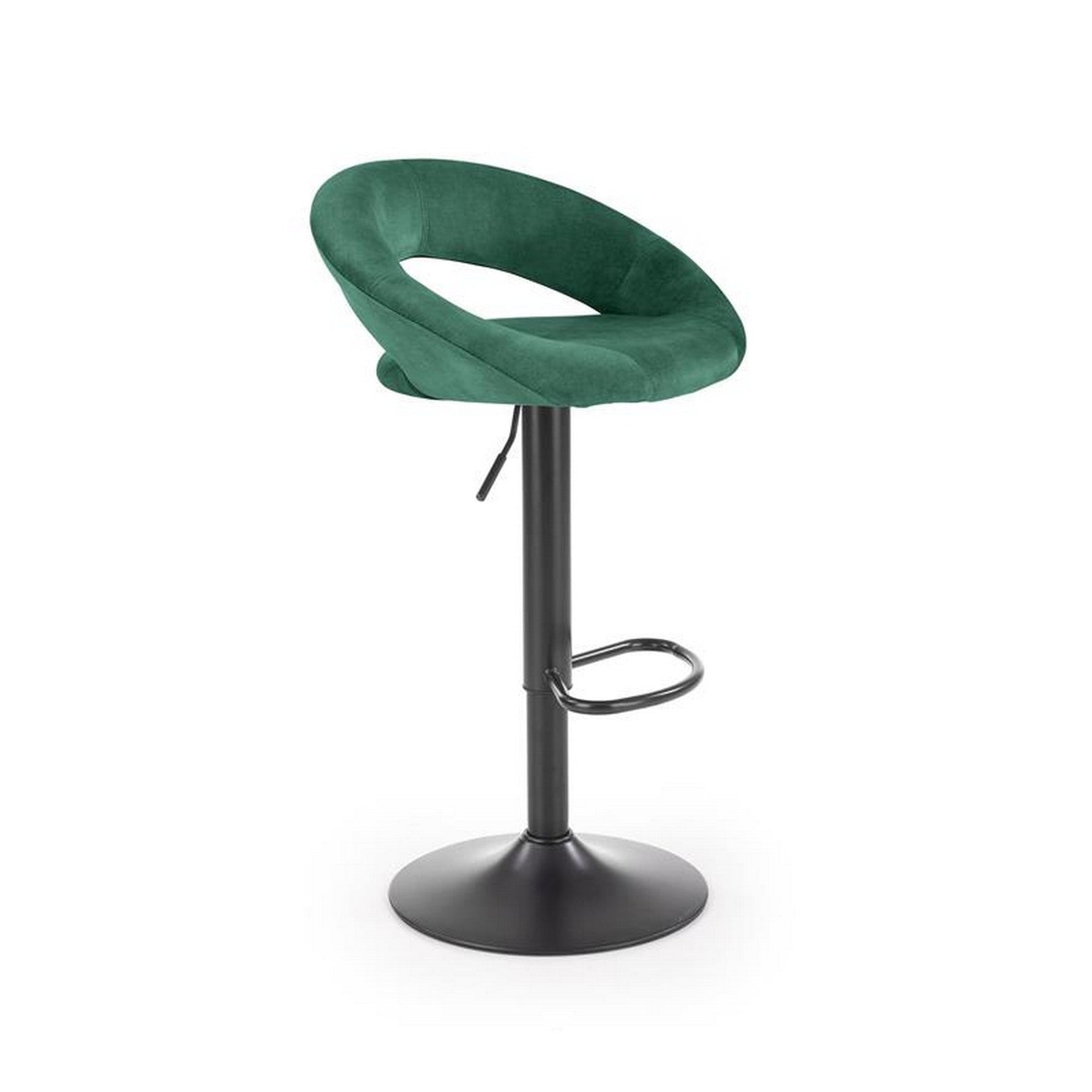 Scaun bar H102, verde, 53x48x100 cm