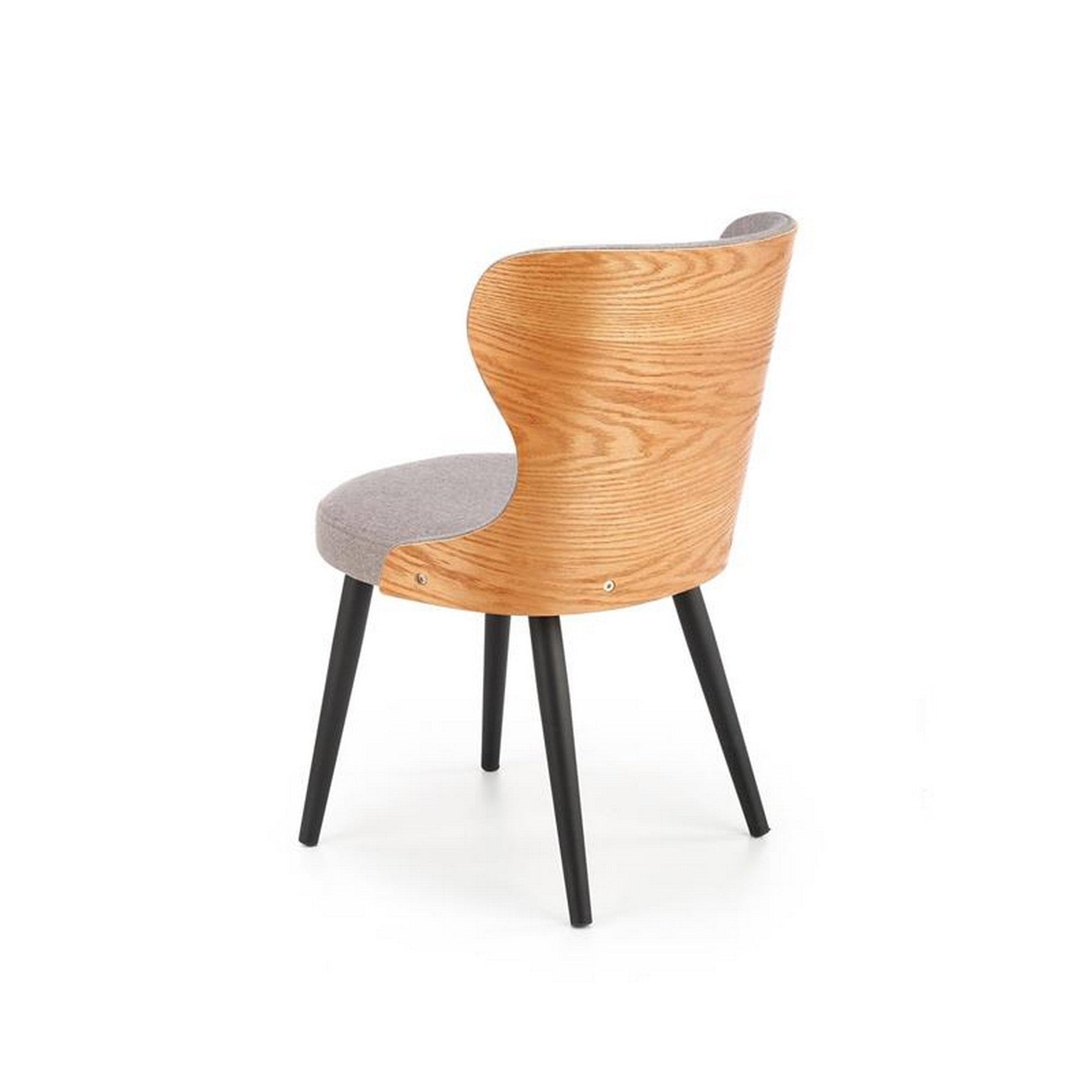 Scaun K452, gri/stejar, 53x56x80 cm