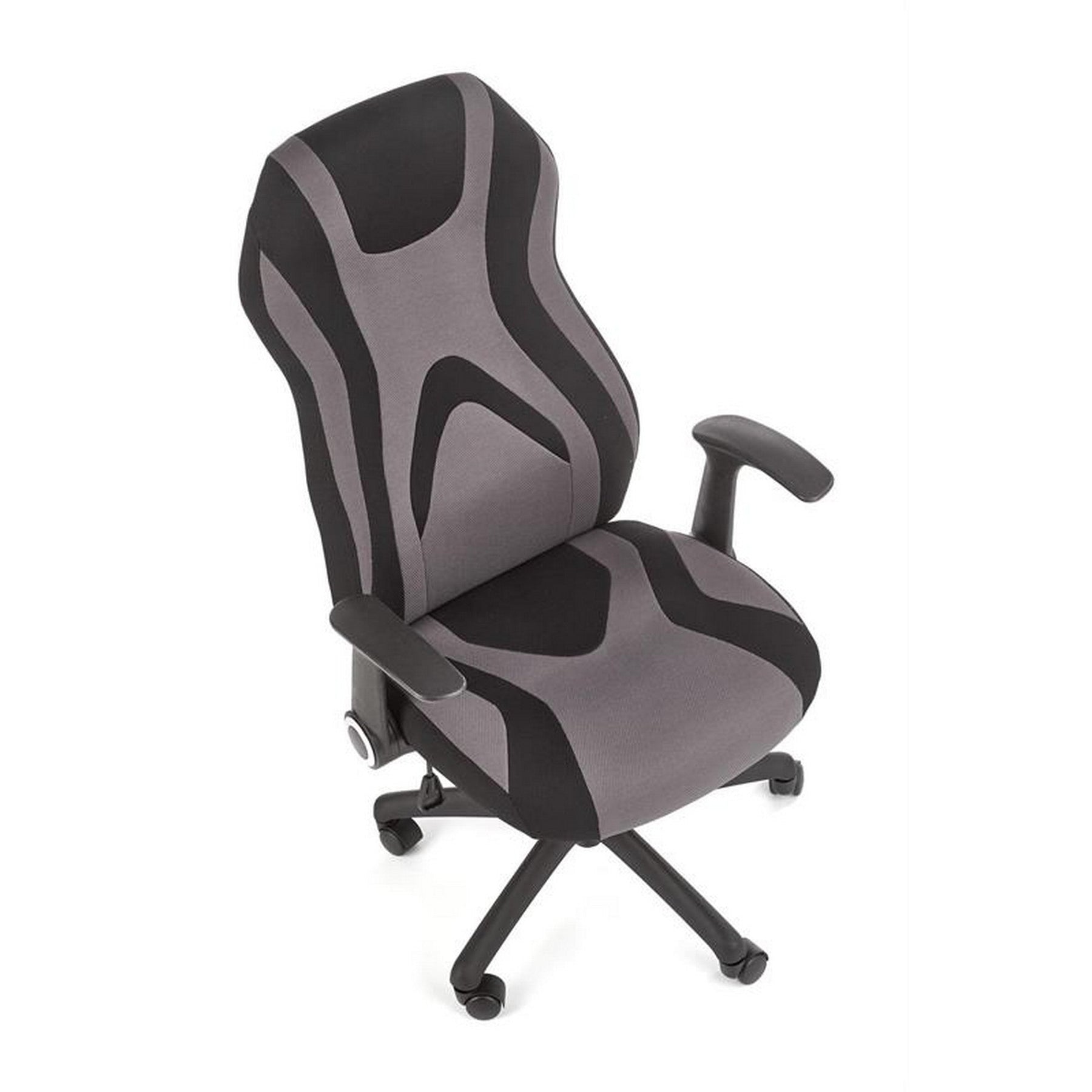 Scaun birou Jofrey, negru/gri, 66x64x109/117 cm