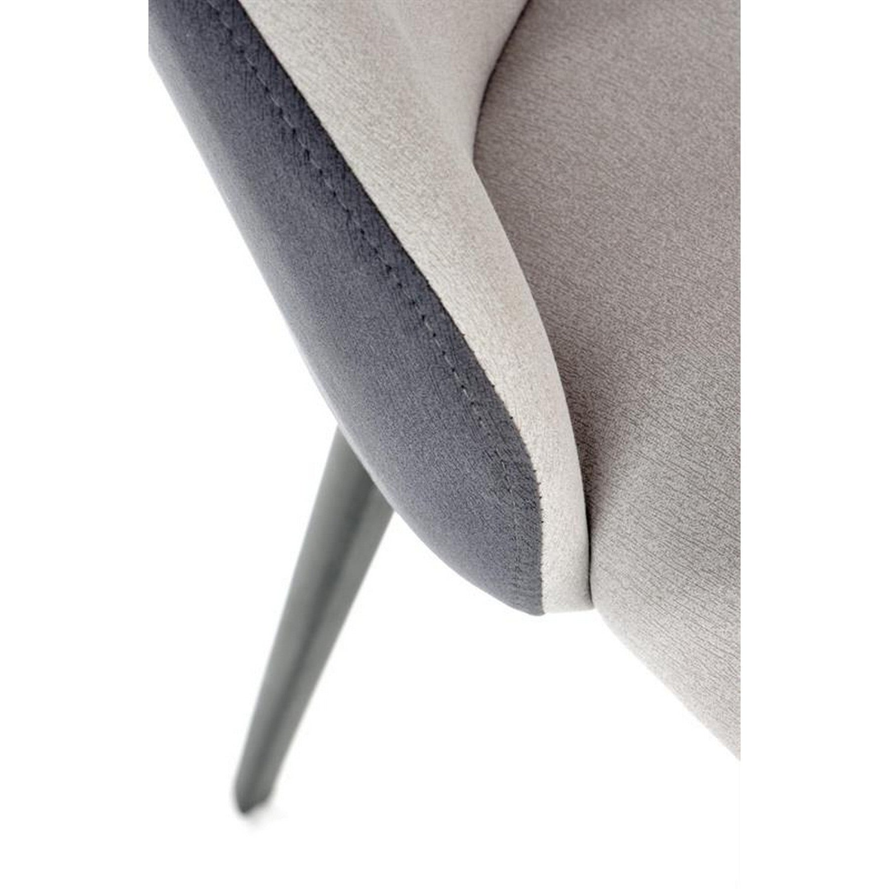 Scaun K470, stofa gri, 48x62x85 cm