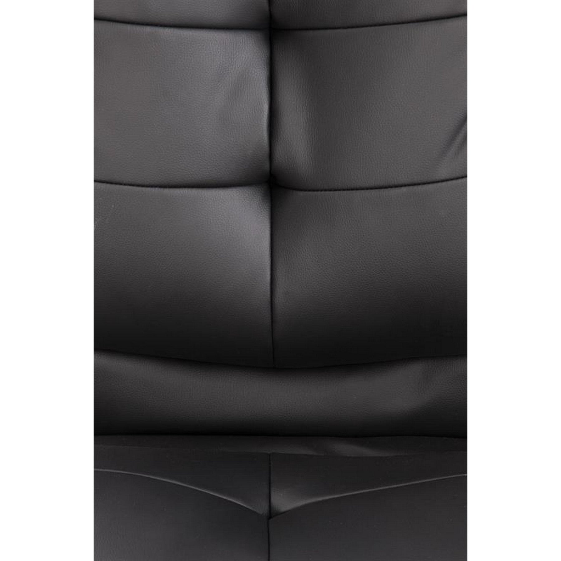Scaun birou Preston, negru, 68x72x114/124 cm