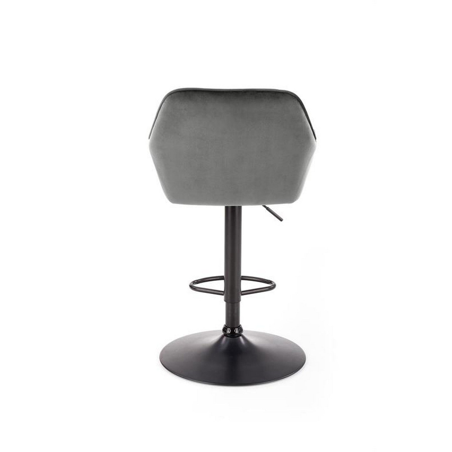 Scaun bar H103, gri, 55x55x114 cm