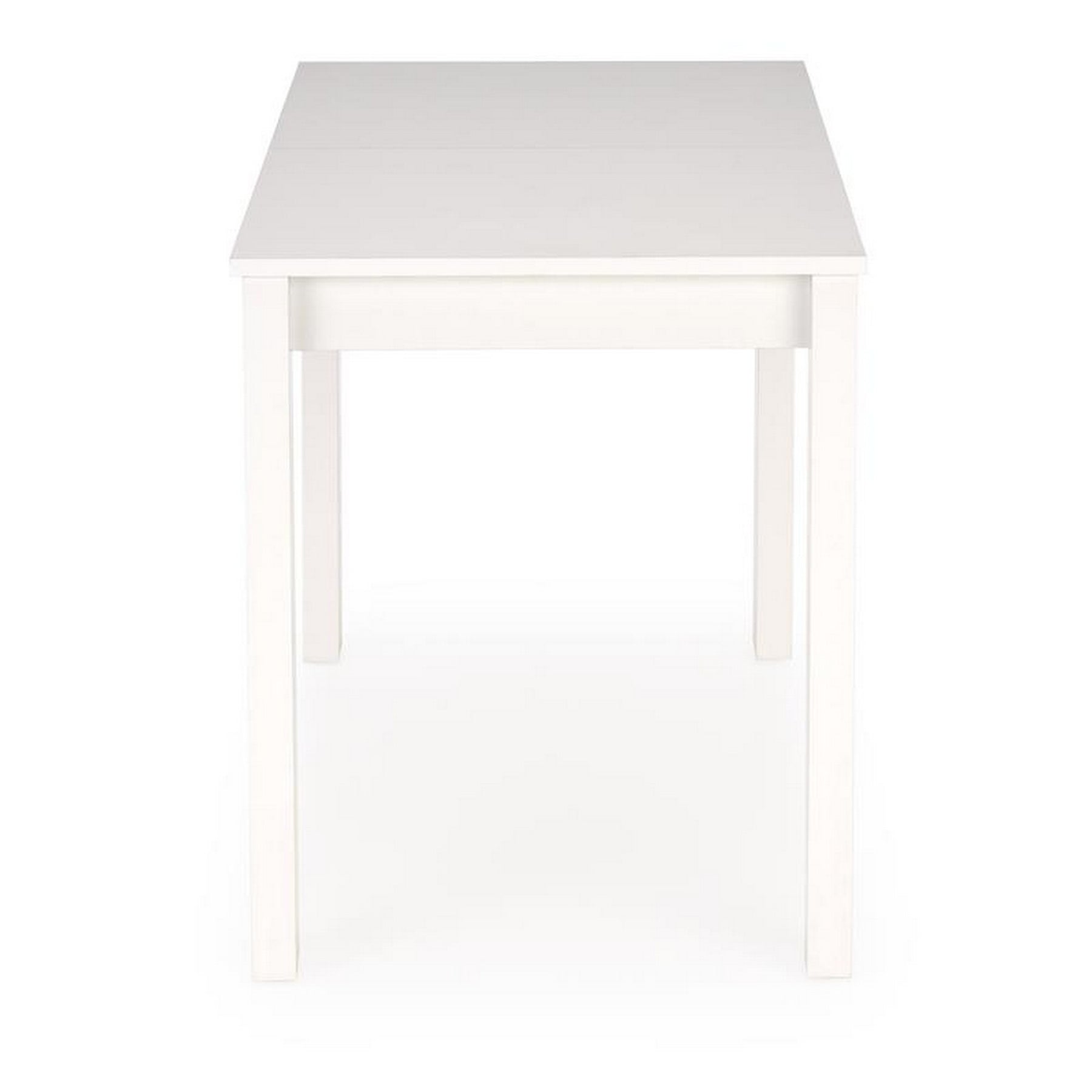 Masa extensibila GINO, alba, 100/138x60x75 cm