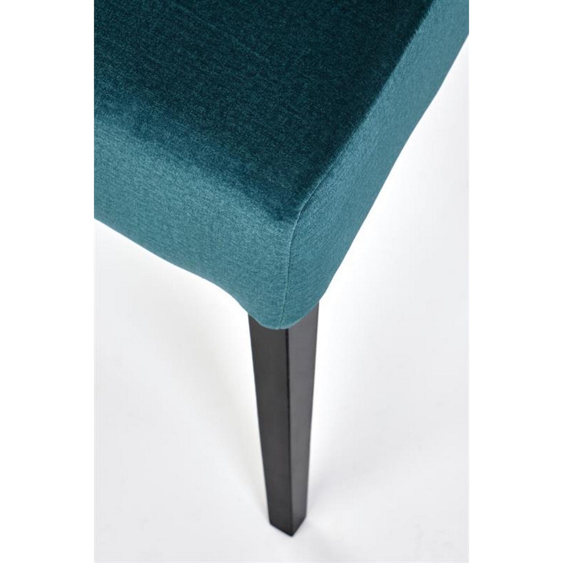 Scaun CLARION 2, negru/turcoaz, 42X58X97 cm