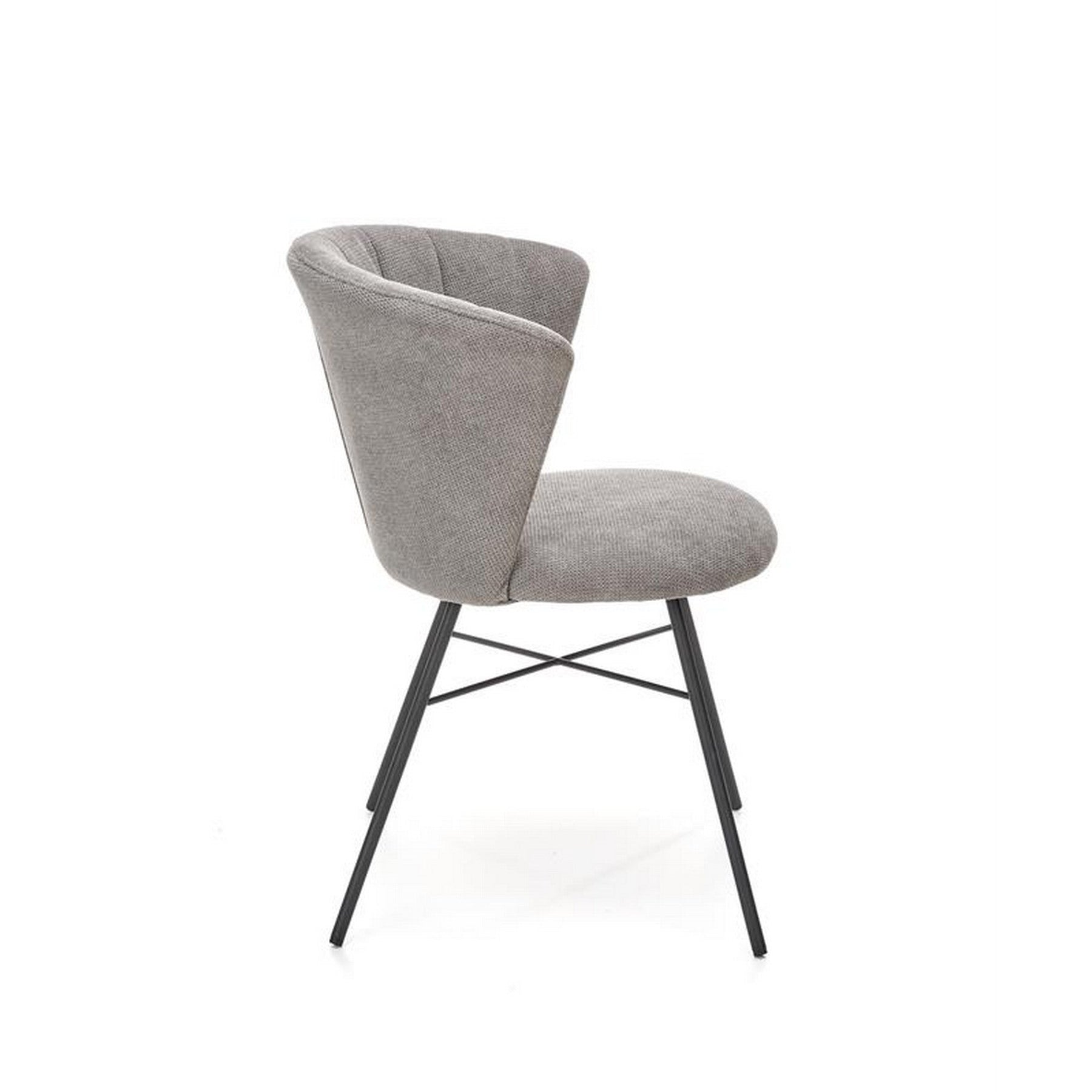 Scaun K459, stofa gri, 60x59x79 cm