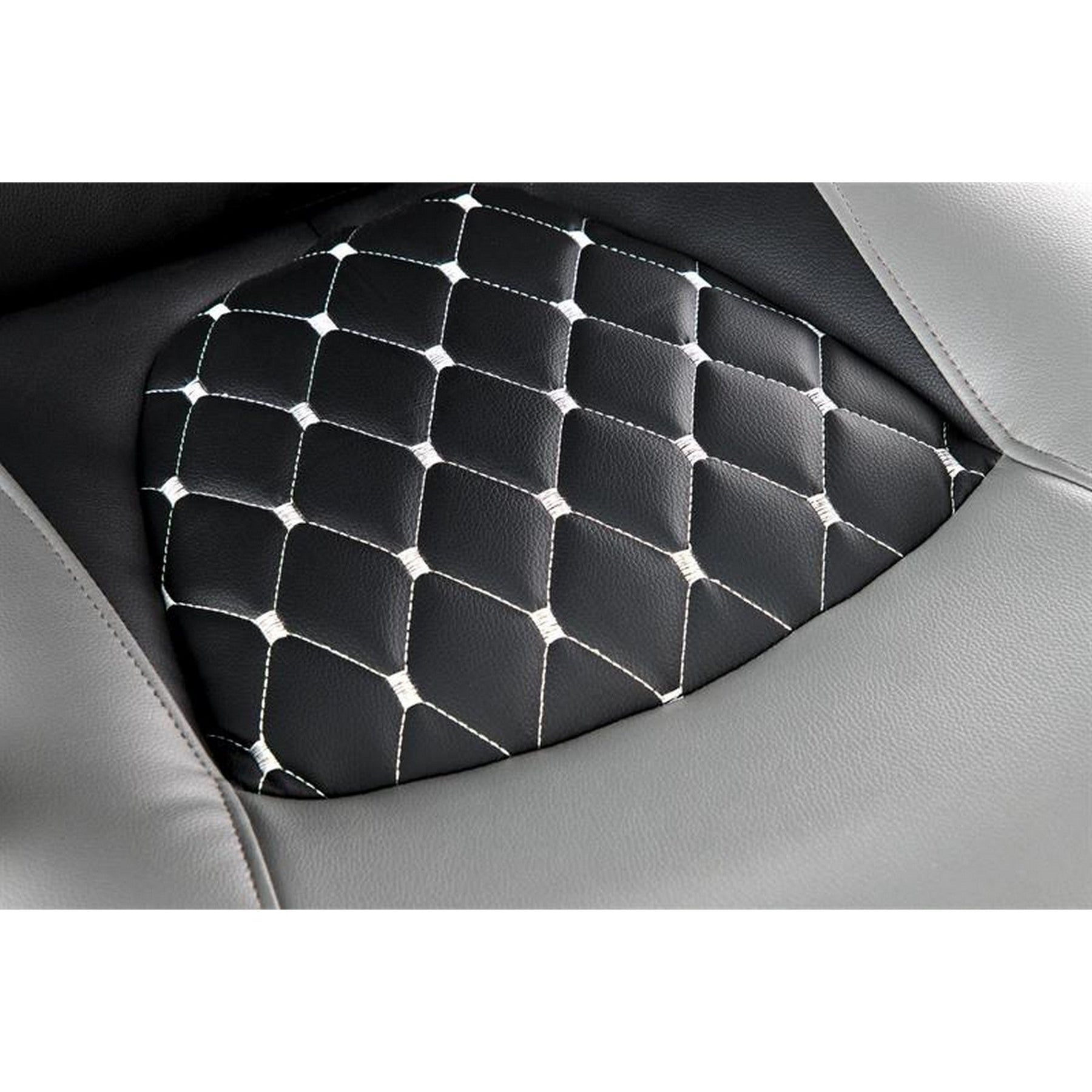 Scaun birou CASTANO cu mecanism TILT, negru/gri, 60x64x107/117 cm