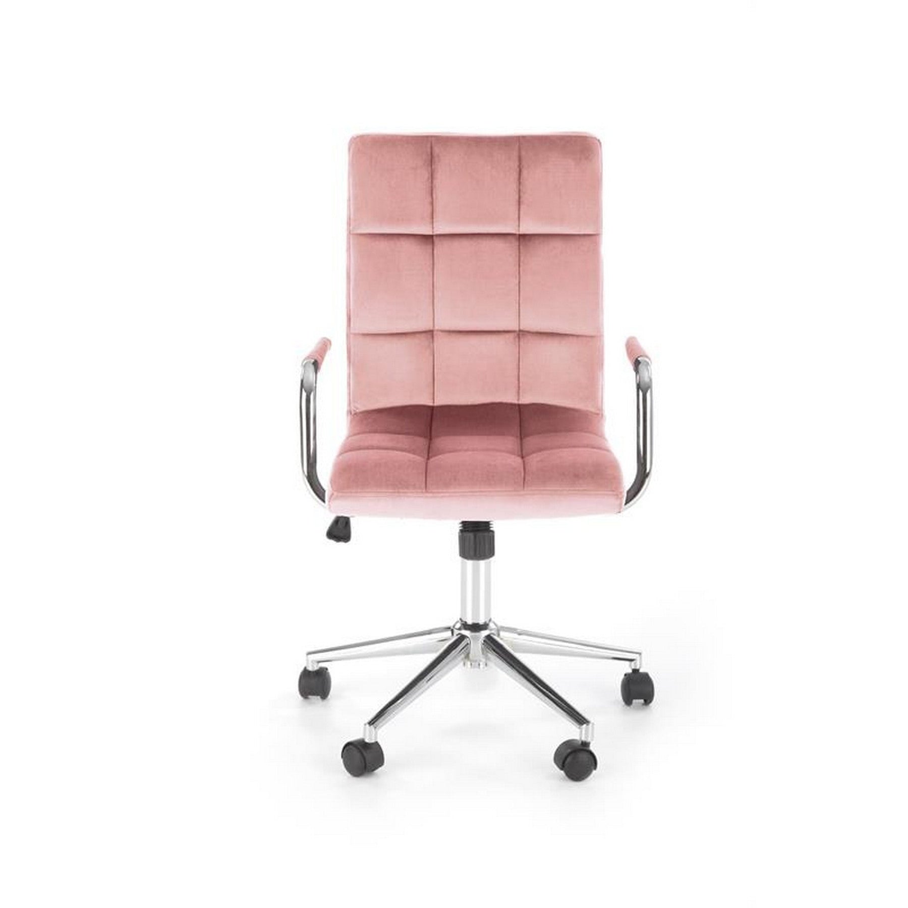 Scaun birou Gonzo 4, roz, 60x53x93/105 cm