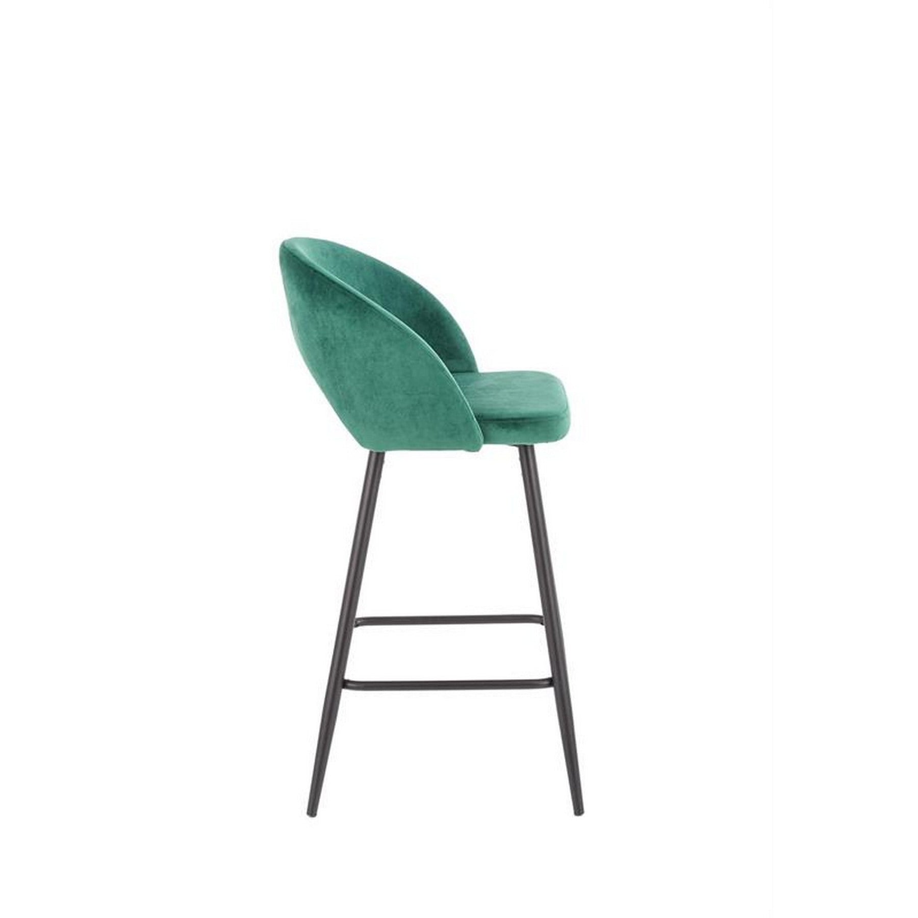 Scaun bar H96, verde, 48x49x89 cm