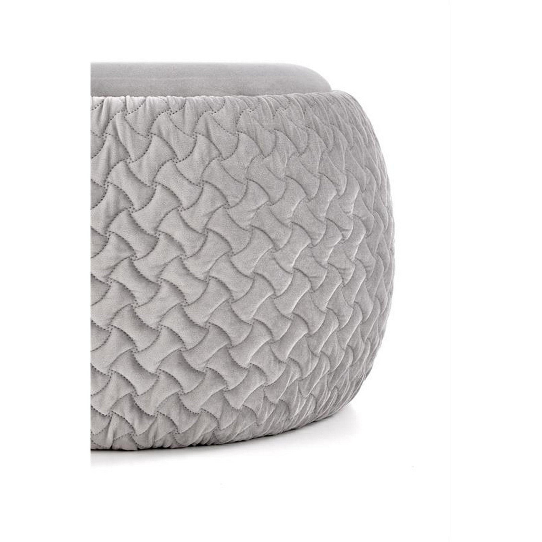 Taburet multifunctional gri Bono, cu spatiu pentru depozitare, 54x37 cm