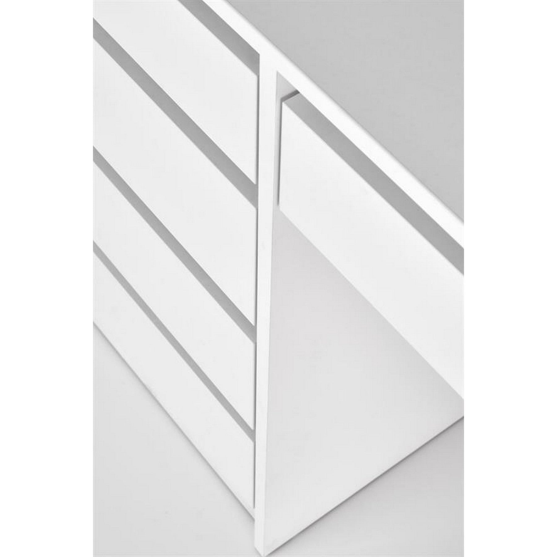 Masa de toaleta cu oglinda si iluminare led HOLLYWOOD XL, alb, 120x55x140 cm