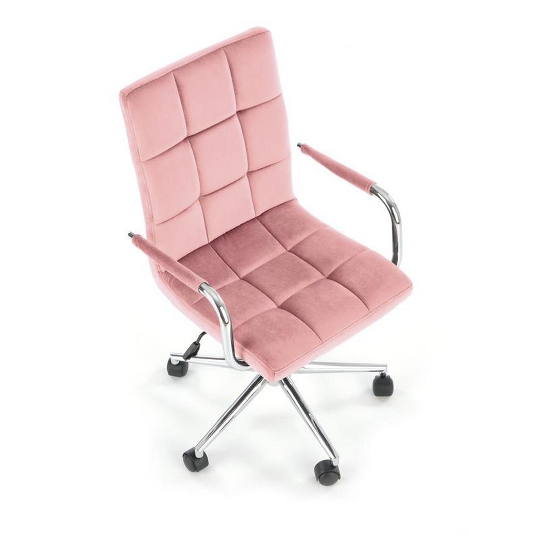 Scaun birou Gonzo 4, roz, 60x53x93/105 cm