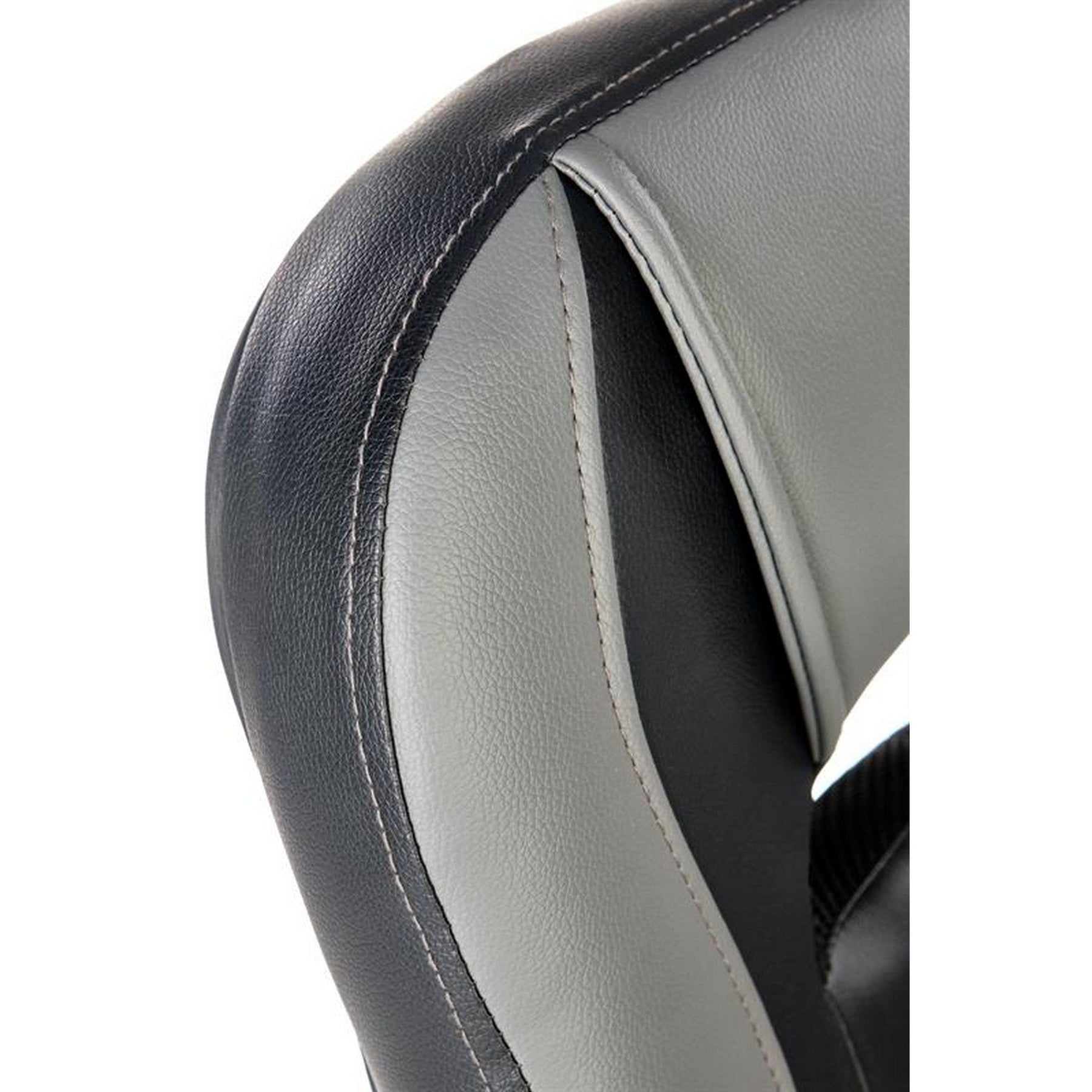 Scaun birou CASTANO cu mecanism TILT, negru/gri, 60x64x107/117 cm