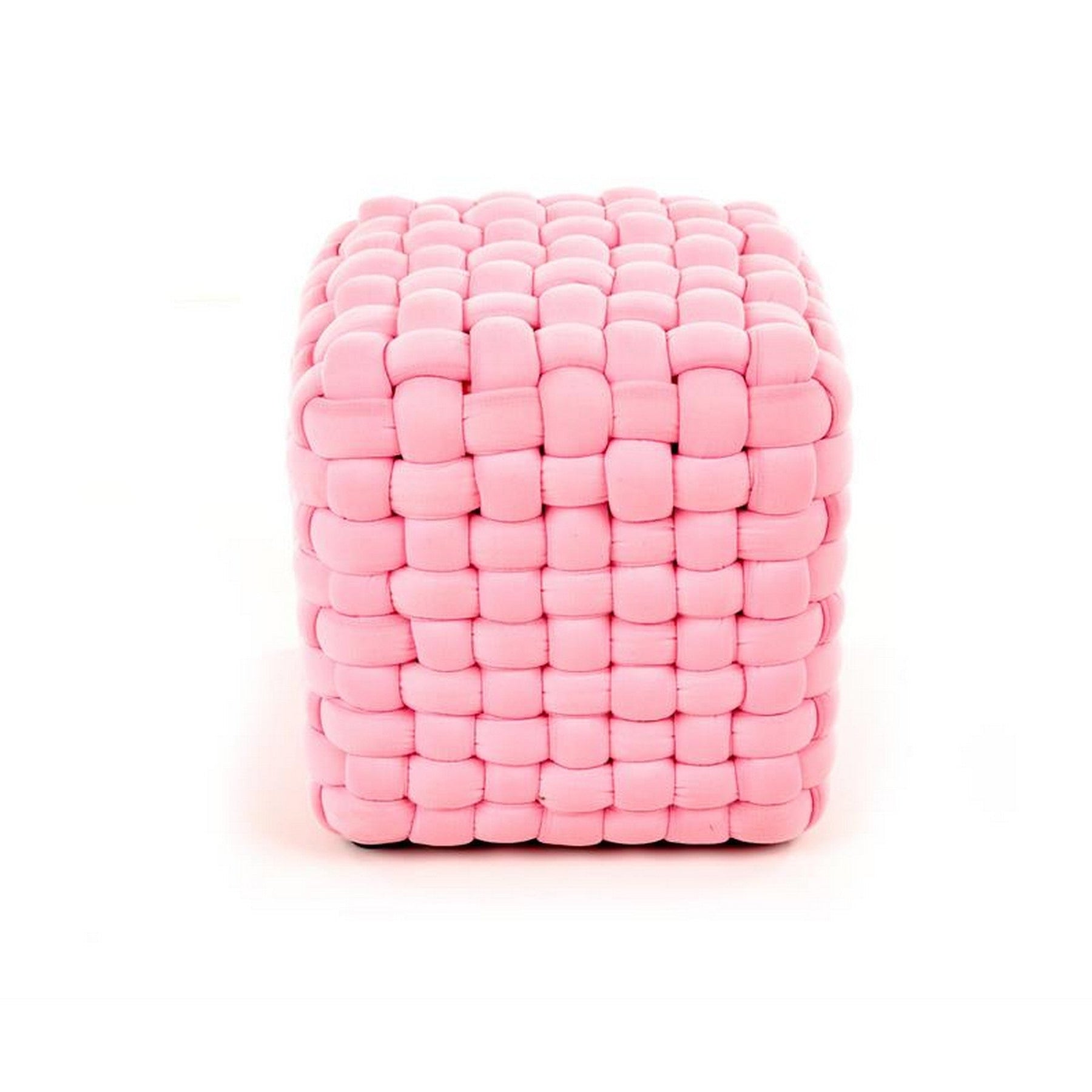 Taburet Rubik roz, 35x35x35 cm