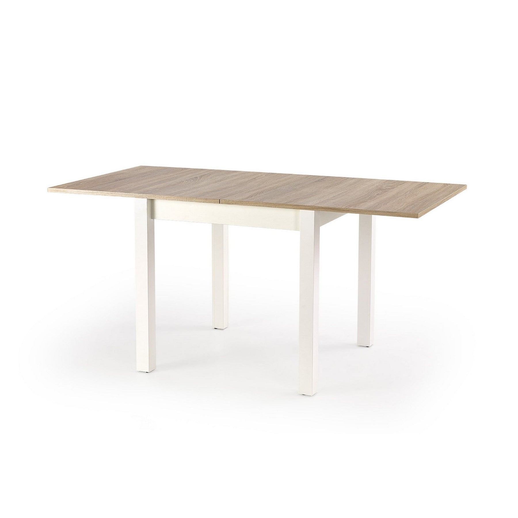 Masa clasica stejar sonoma-alb Gracjan, 80/160X80X76 CM