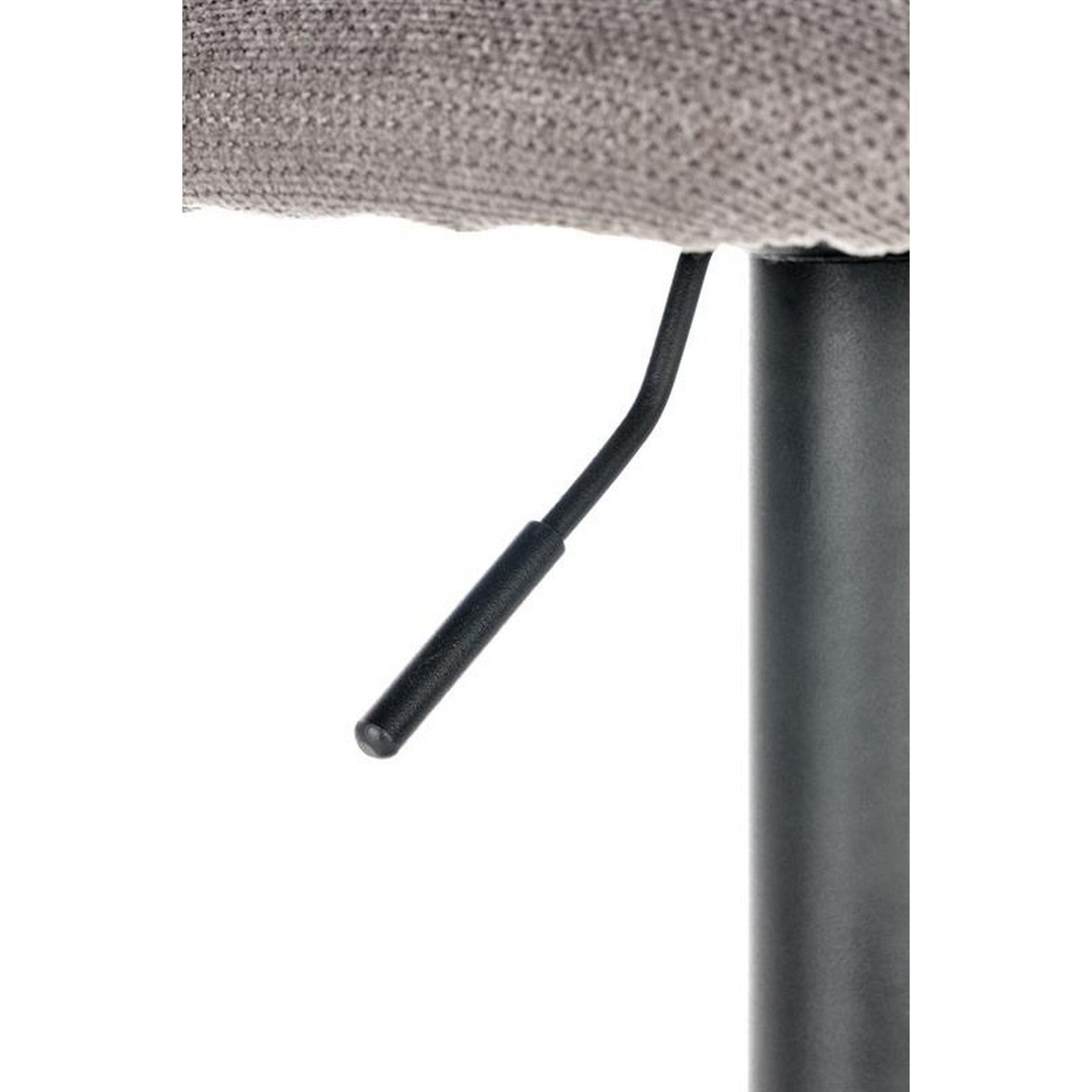 Scaun bar H104, gri, 55x53x90/112x61/83 cm