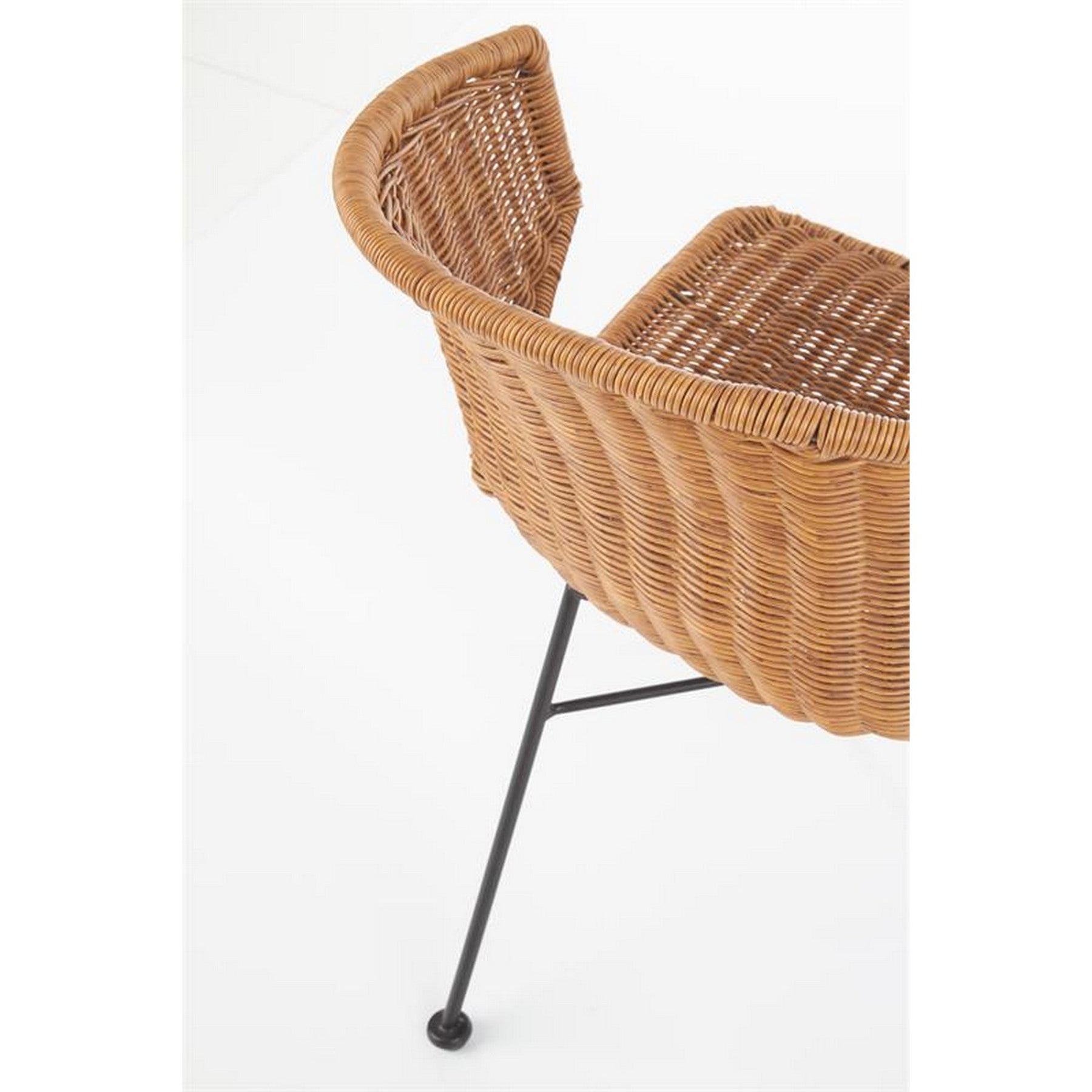 Scaun K407, ratan sintetic, 56x51x77 cm