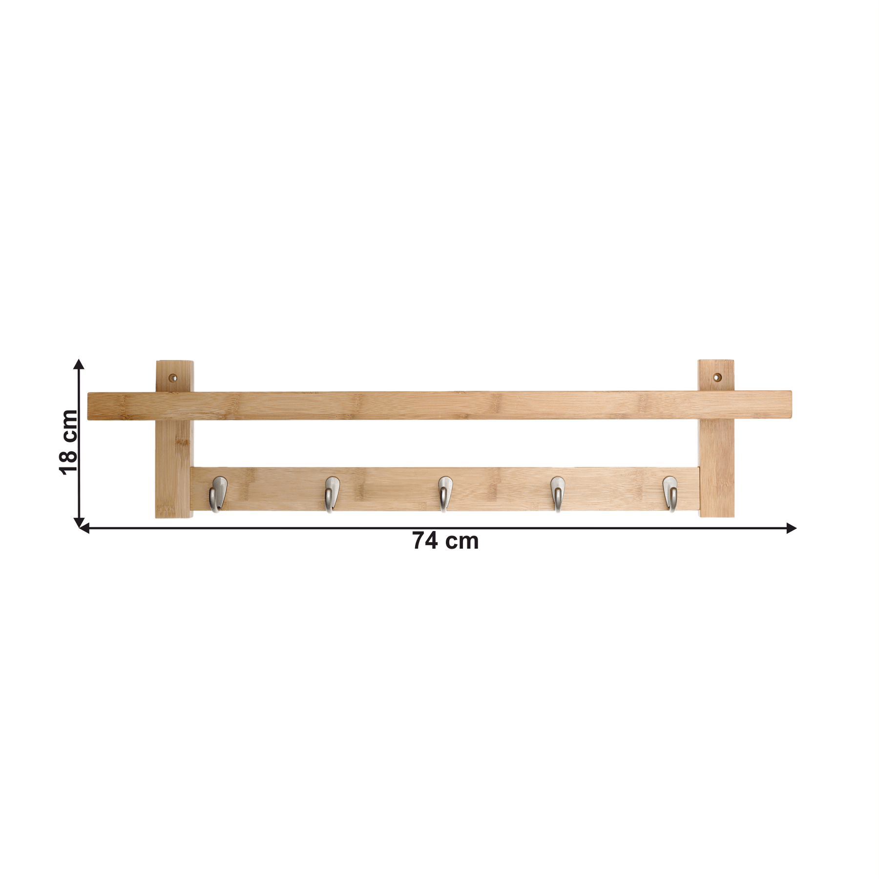 Raft din bambus JODA TYP 1, 78,5x12x8 cm