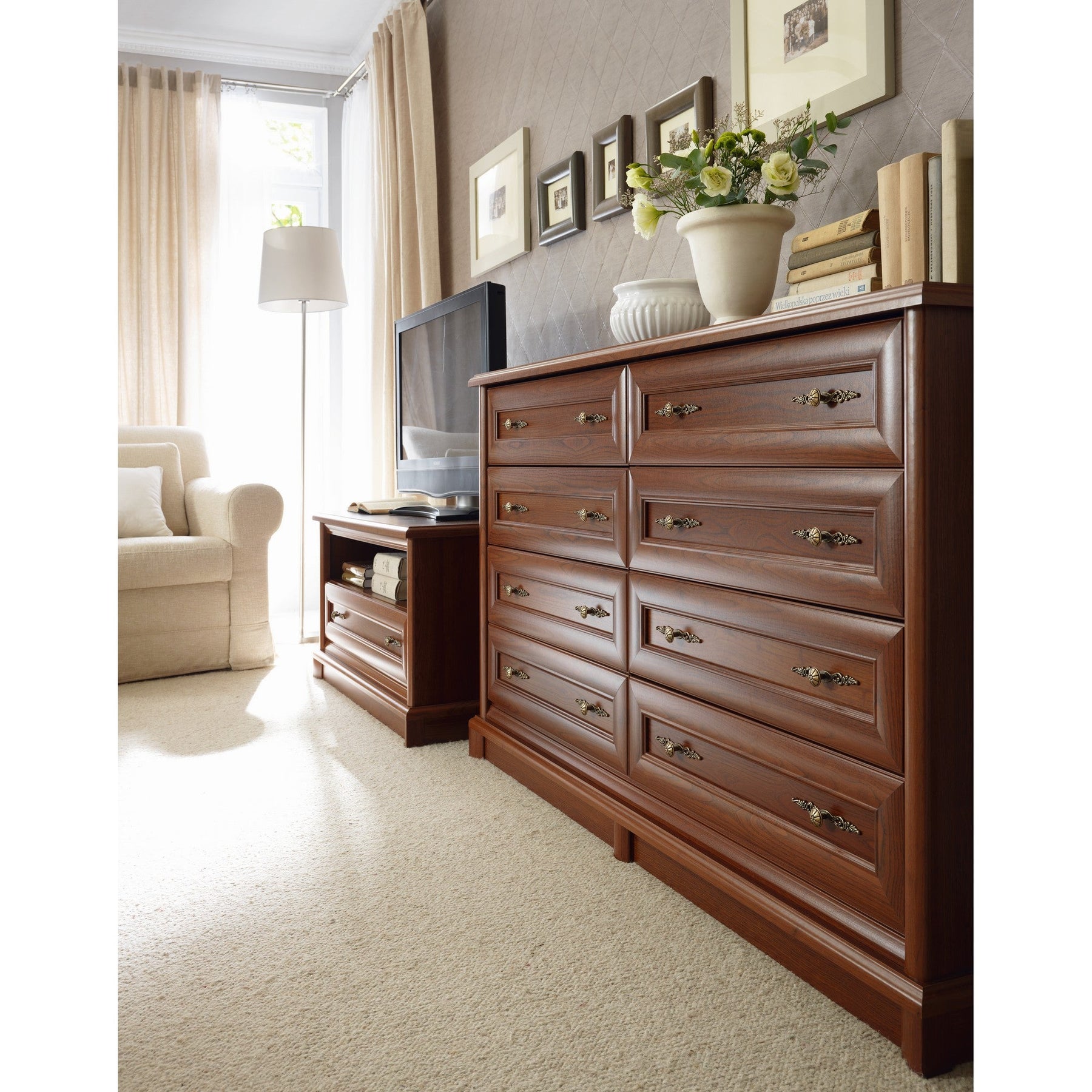 Comode dormitor cu sertare Kent, 153.5X45X90.5 CM