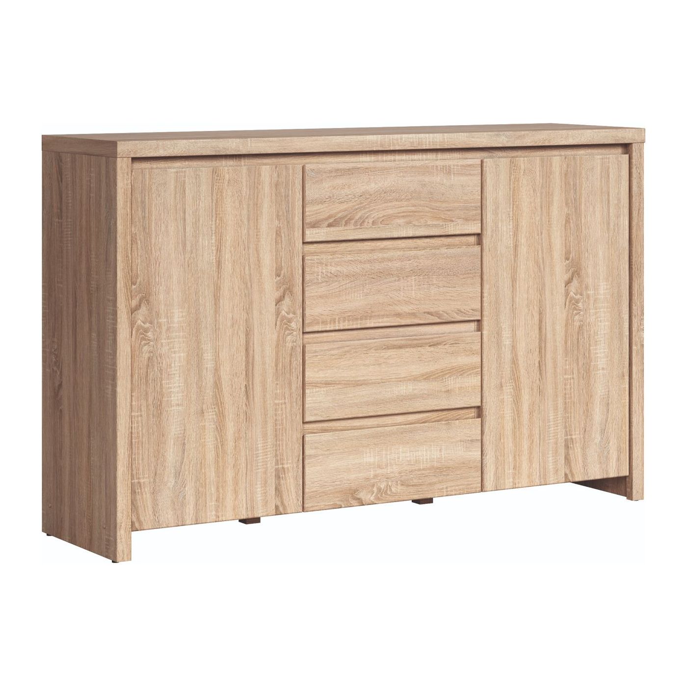 Comoda TV stejar sonoma Kaspian, 143.5X40.5X92 CM
