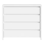 Comoda TV alba KASPIAN, 105X40.5X92 CM