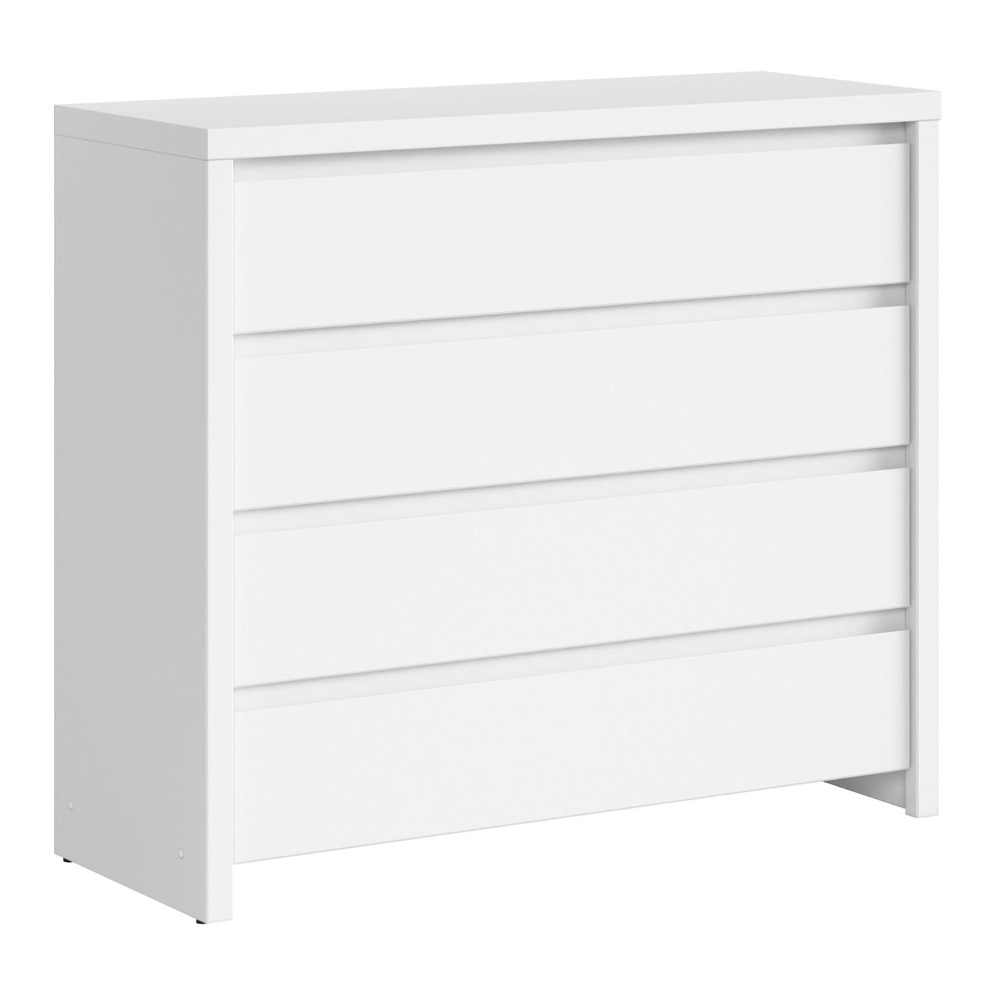 Comoda TV alba KASPIAN, 105X40.5X92 CM