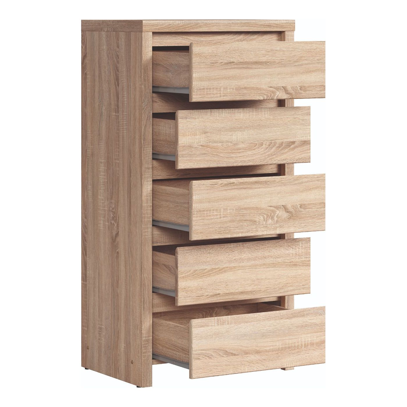 Comoda dormitor sonoma Kaspian, 56X40.5X112.5 CM