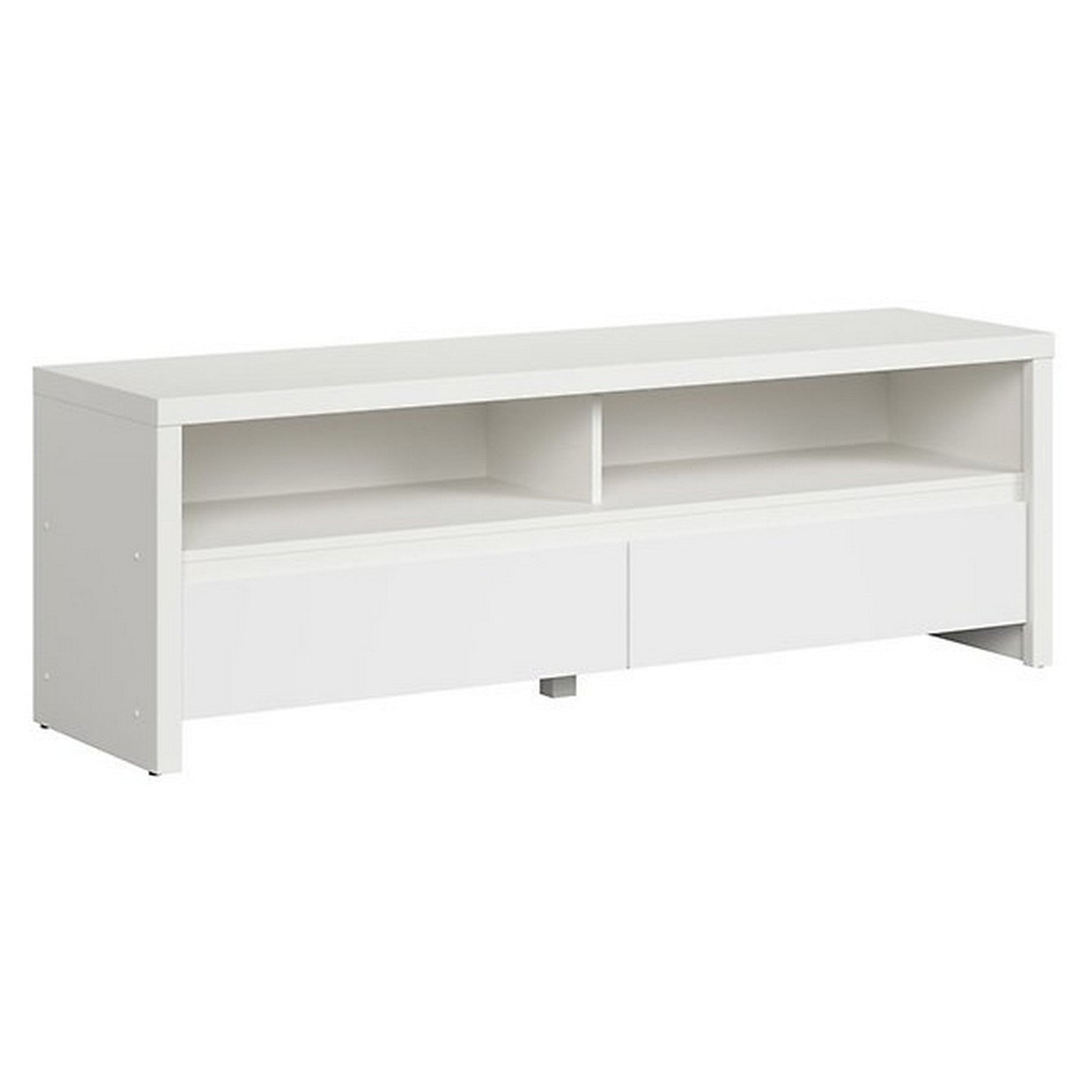 Comoda TV Kaspian alb mat, 143,5x40,5x48,5 cm