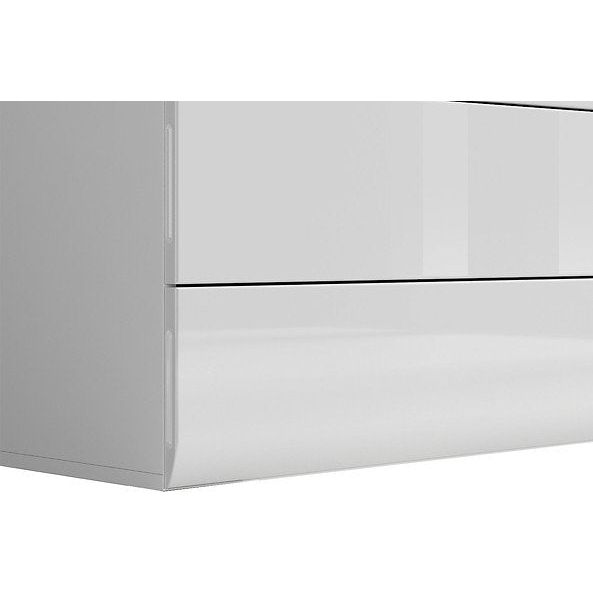 Comoda de dormitor alb Azteca Trio, 105X41X84 CM