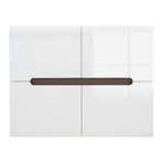 Comoda pentru hol 4 usi alb lucios AZTECA TRIO, 105X41X84 CM