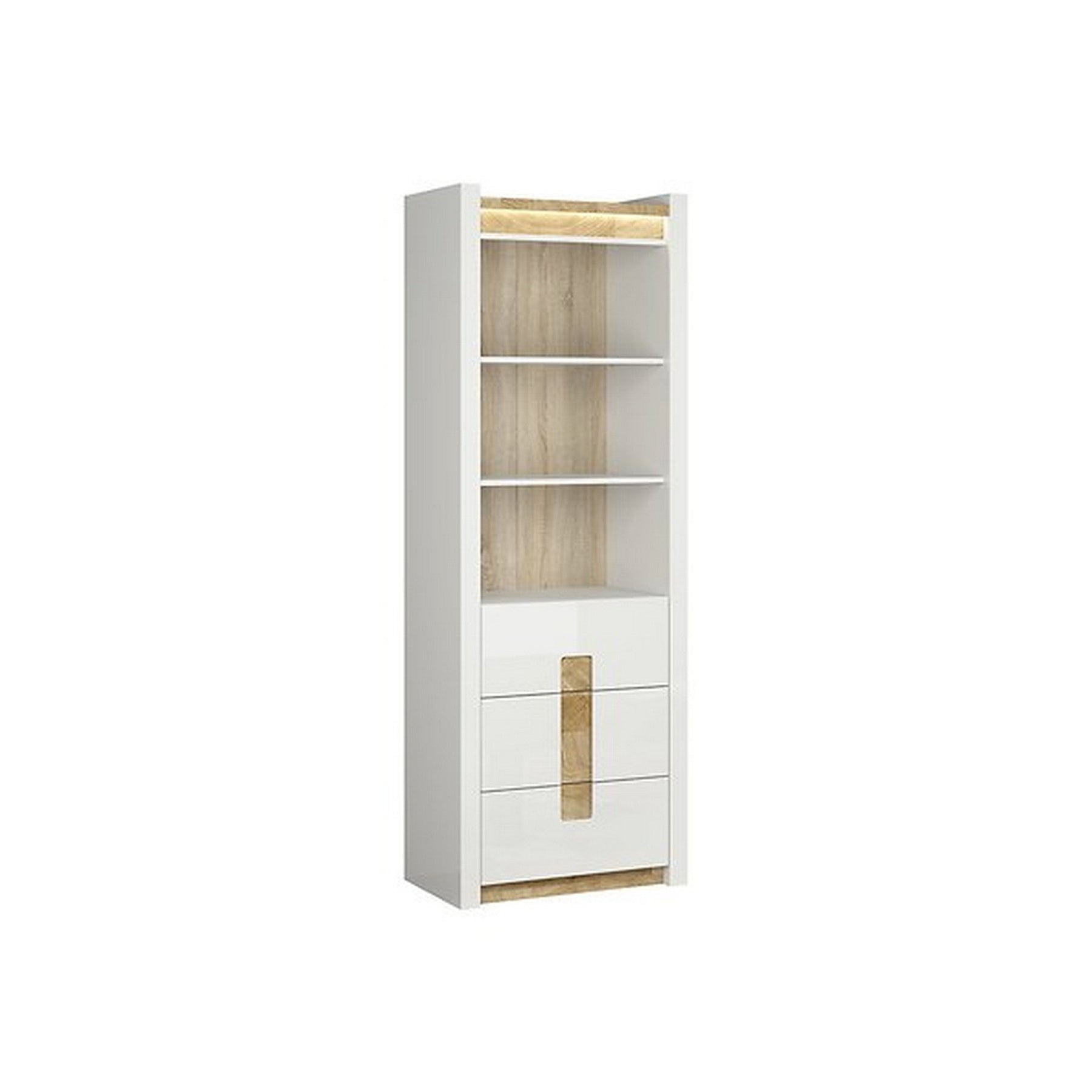 Biblioteca Alameda, alba, 72x41,50x201 cm