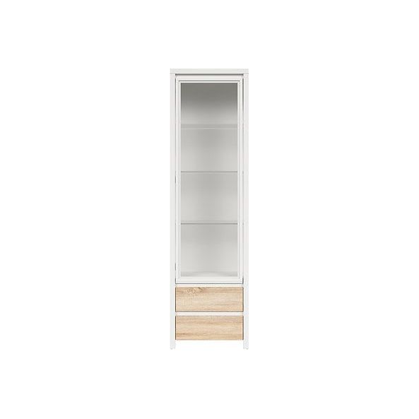 Vitrina pentru living Kaspian, 56X40,5X200,5 CM