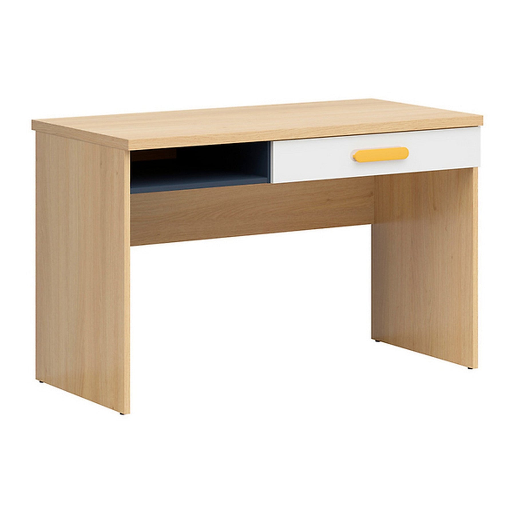 Birou Wesker, sonoma/alb, 120x59x75,5 cm.