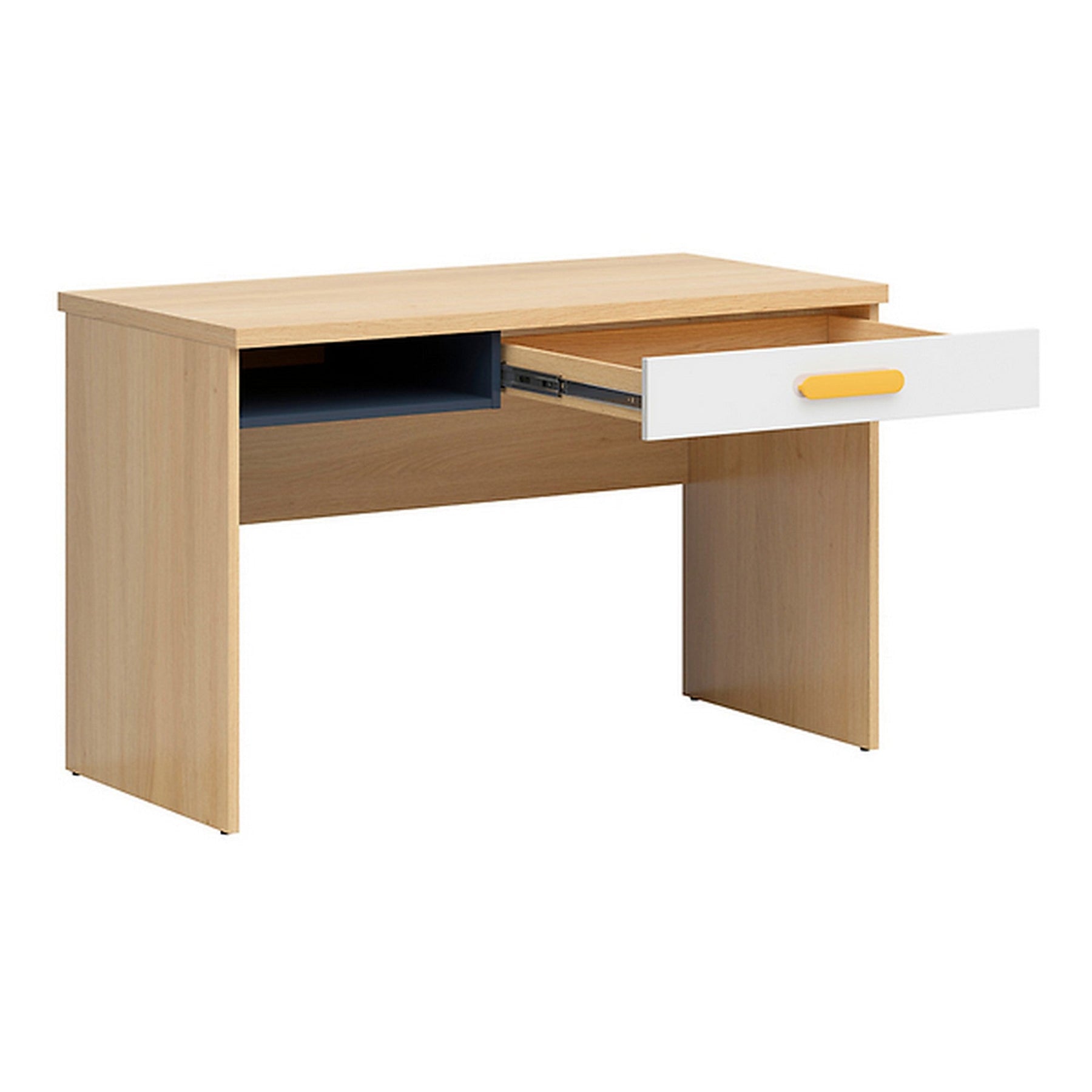 Birou Wesker, sonoma/alb, 120x59x75,5 cm.