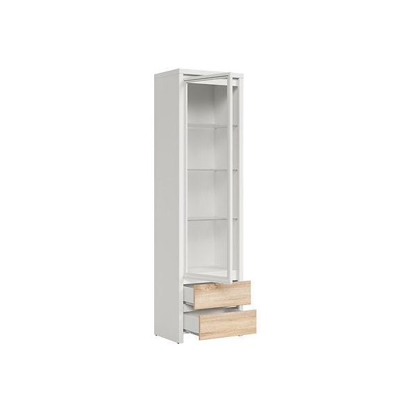 Vitrina pentru living Kaspian, 56X40,5X200,5 CM