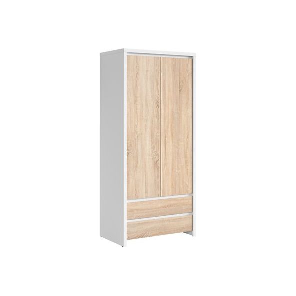 Dulapuri haine 2 usi Kaspian, 90X55.5X200.5 cm