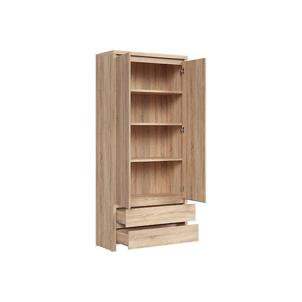 Dulap Kaspian sonoma, 90x40,5x200,5 cm.