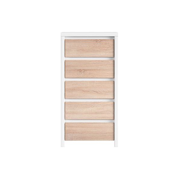 Comoda cu sertare stejar Kaspian KOM5S, 56X40.5X112.5 CM