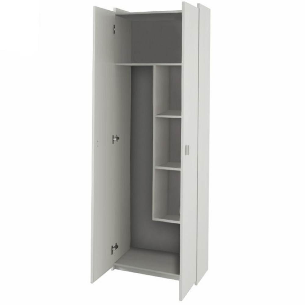 Dulap alb NATALI TYP 6, 2 usi, 64x190x32 cm.