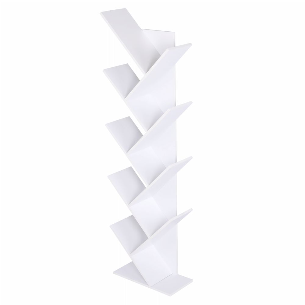 Biblioteca alba BAKI NEW TYP 1, 43x20x143,5 cm.