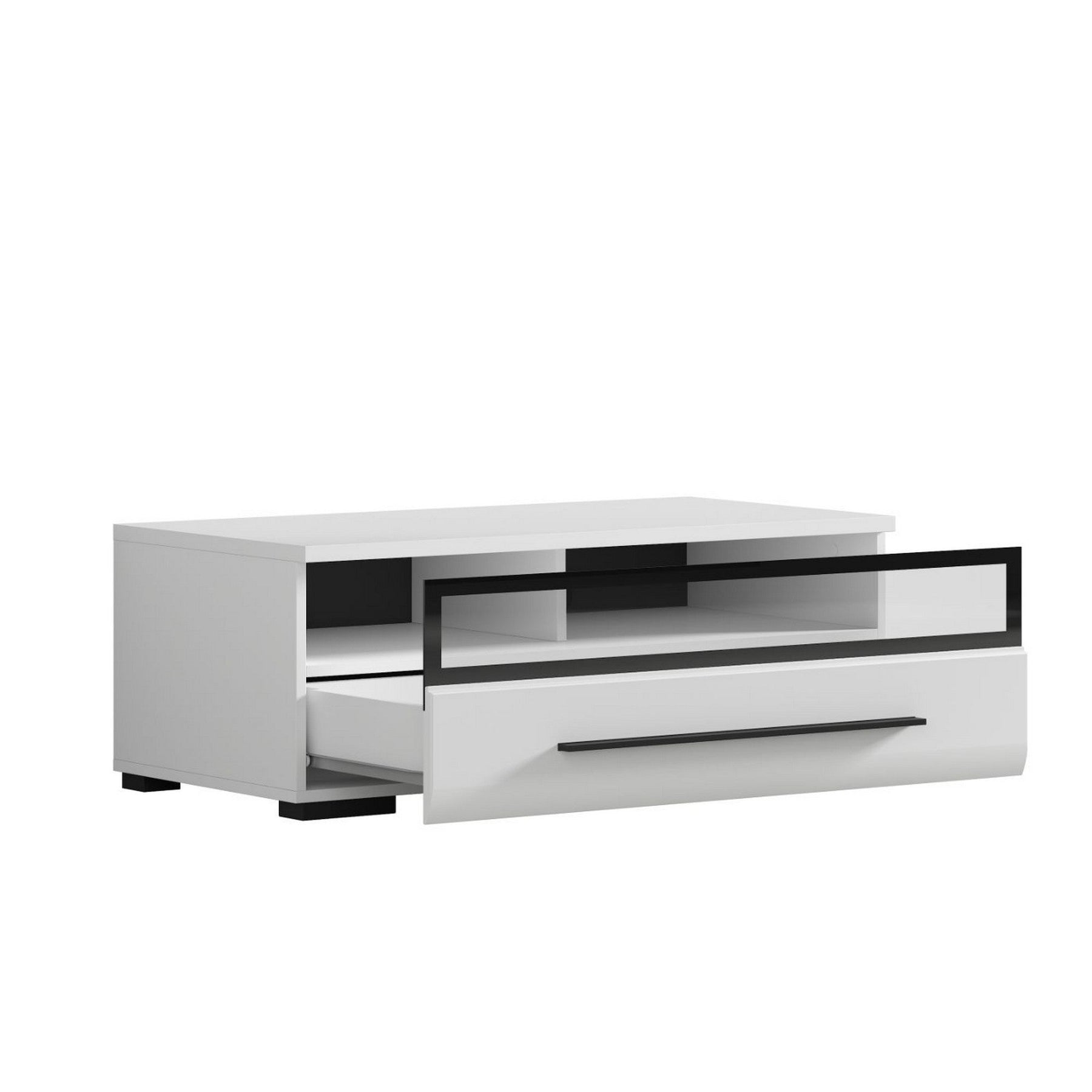 Comoda TV Fever, alb, 100X50X37 CM