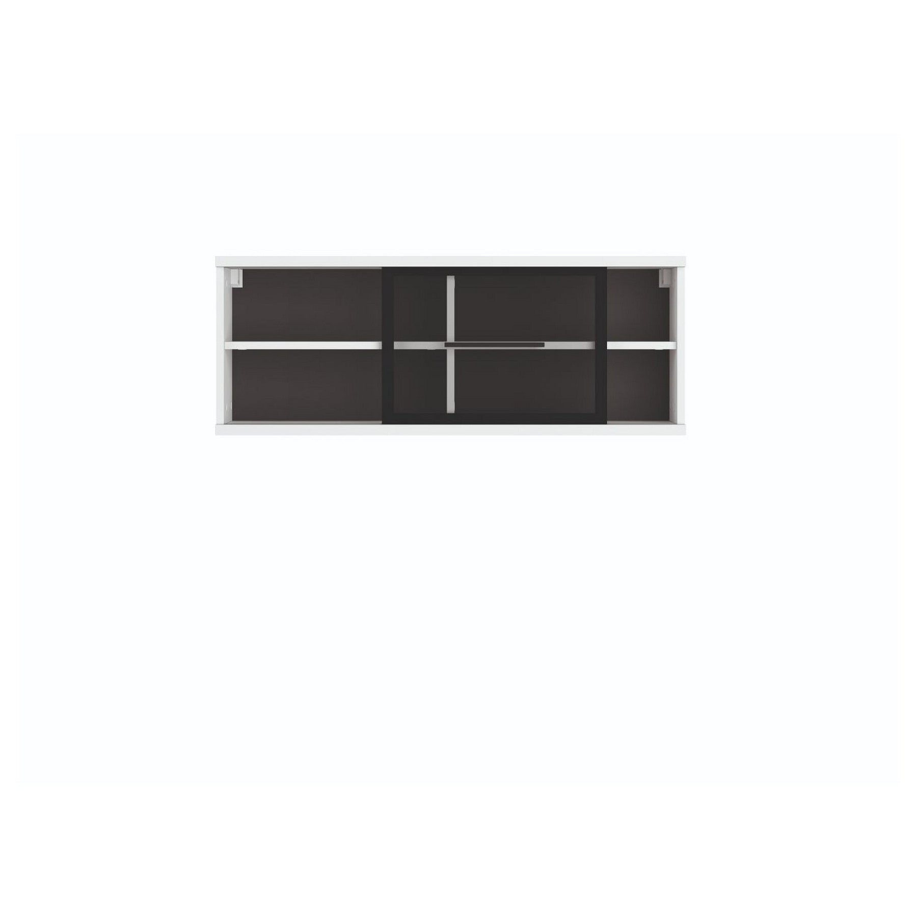 Vitrina ieftina alba Fever SFW1W-4-10, 100X28X38 CM