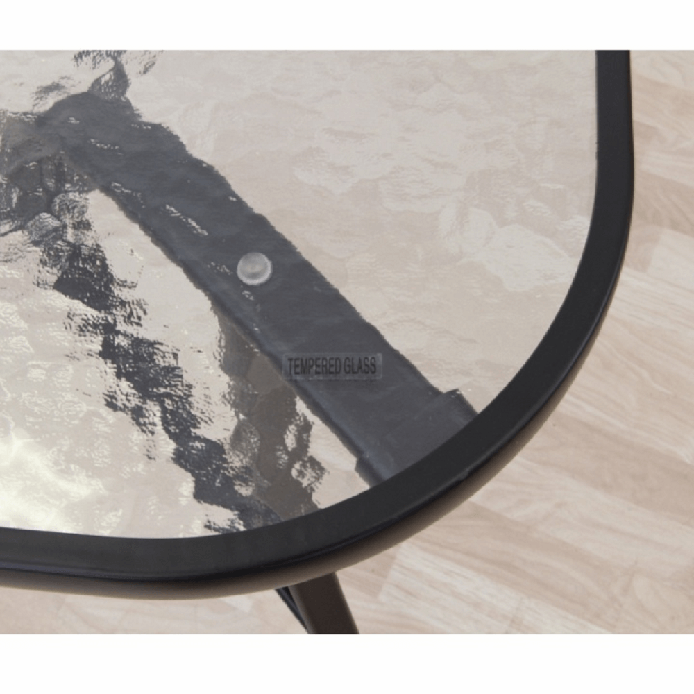 Masa de gradina din sticla securizata PASTER, 150x70x90 cm.