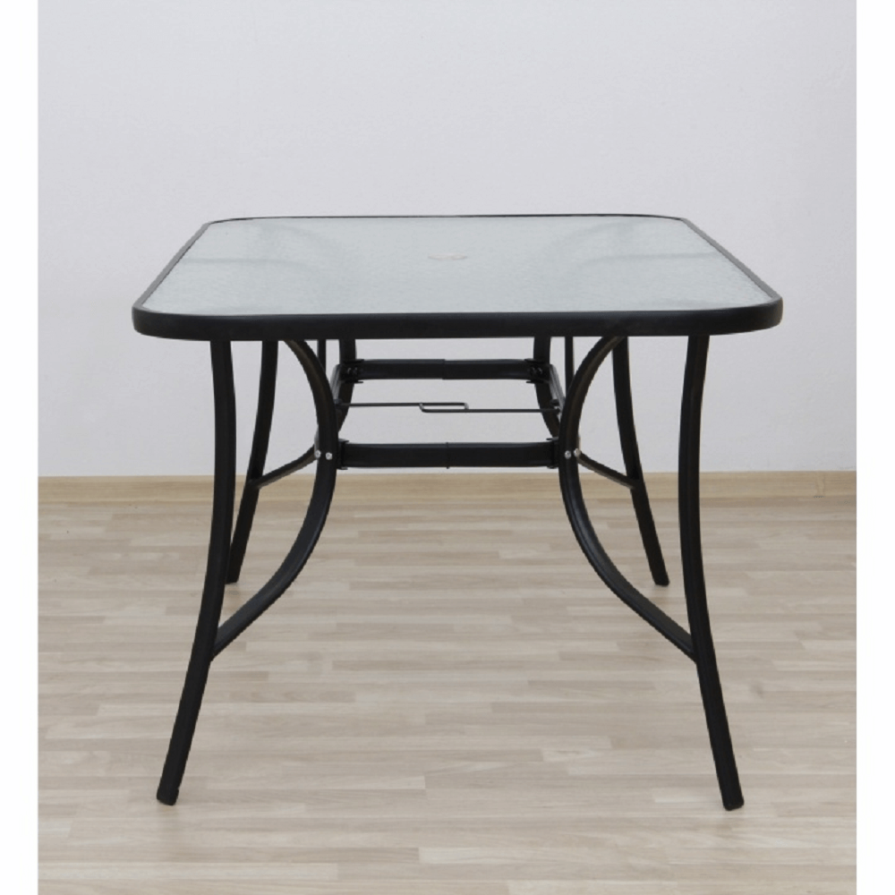 Masa de gradina din sticla securizata PASTER, 150x70x90 cm.