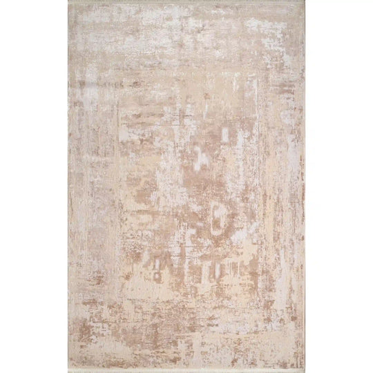 Covor CARLA 00836D, 80x150 cm, forma dreptunghiulara, fibre sintetice, crem/bej
