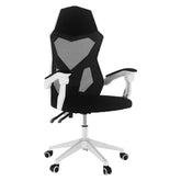 Scaun gaming YOKO, negru/alb, 60x65x113/123 cm