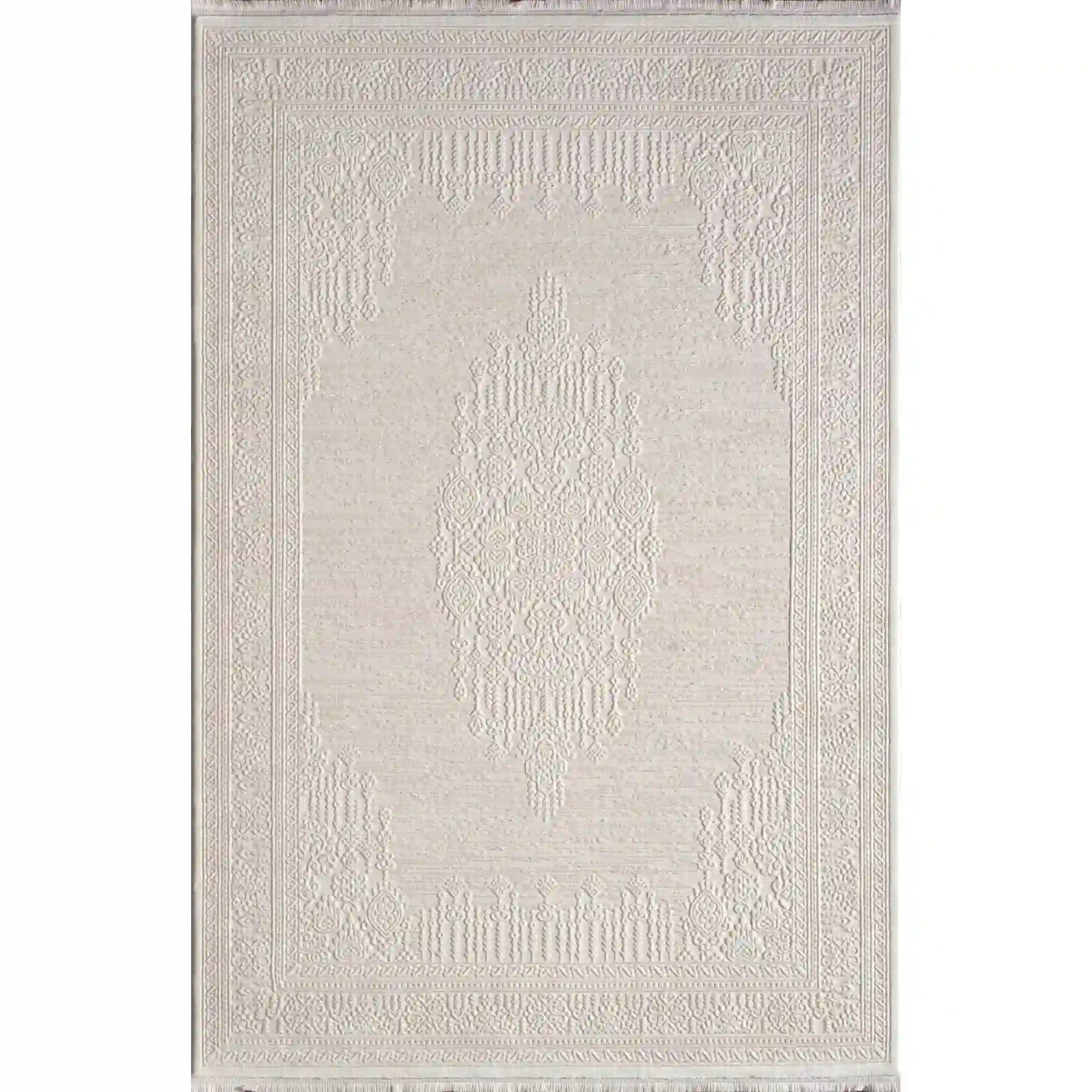 Covor ANETTA 03320B, 160x230 cm, forma dreptunghiulara, acril, crem