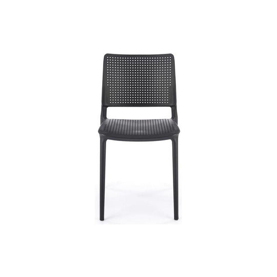 Scaun K514, negru, polipropilena, 42x55x79 cm