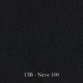 Scaun HUGO 7, negru - Neve 100, lemn de fag/stofa clasica, 47x40x85 cm